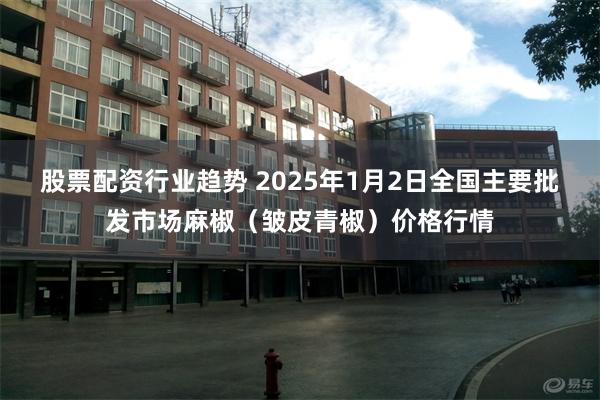 股票配资行业趋势 2025年1月2日全国主要批发市场麻椒（皱皮青椒）价格行情