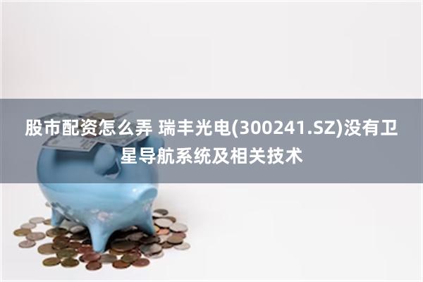 股市配资怎么弄 瑞丰光电(300241.SZ)没有卫星导航系统及相关技术